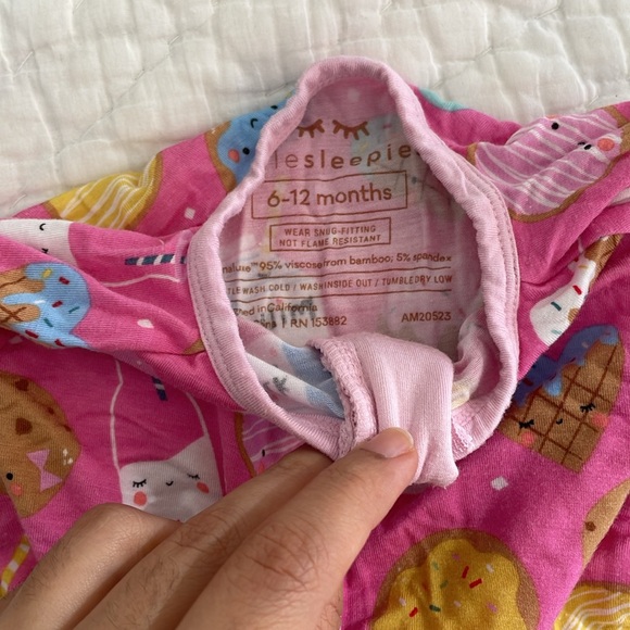 Little sleepies ice cream pink sleeper - Picture 3 of 3